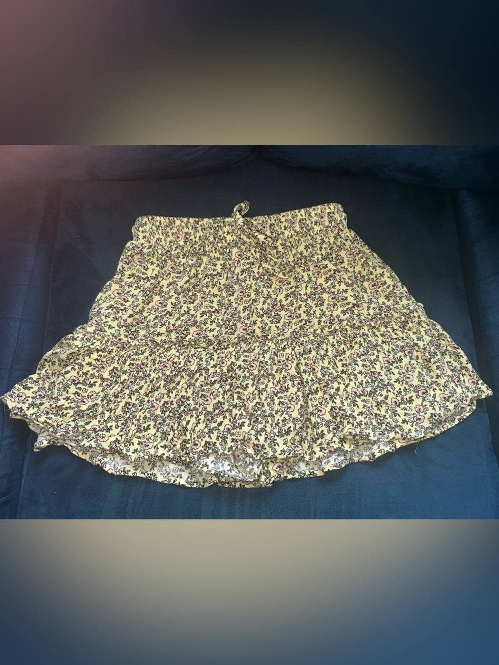 Floral mini skort